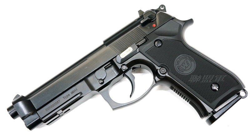 【聯盟軍 生存遊戲專賣店】WE M9A1 新版單連發 全金屬 瓦斯手槍