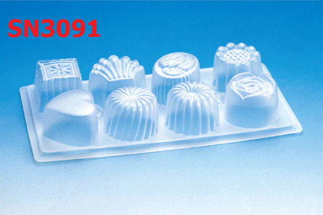 SN3090 UN18201 果凍 月餅 泡澡錠 手工皂 模 三能 2模一組 W-030