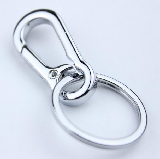 [現貨] E-077-1 大號 鑰匙扣簡約男士腰掛汽車鑰匙圈不銹鋼個性鑰匙鏈創意情侶鑰匙圈環 時尚簡約 鑰匙挂件 創意