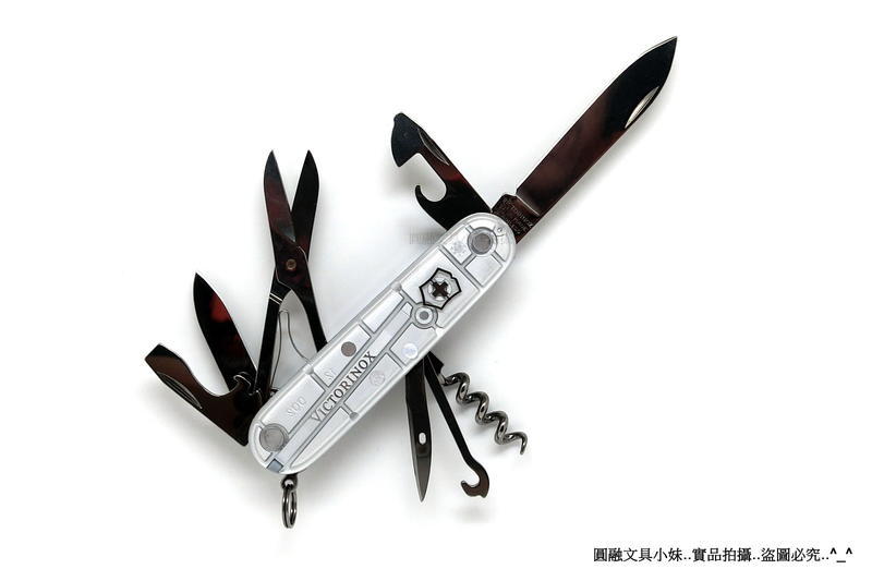 【圓融文具小妹】維氏VICTORINOX 瑞士刀 Climber 透明 91mm 14用 1.3703.T7 #1580