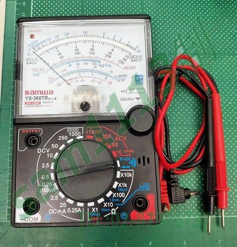 113電表 指針 YX-360TR E-L-B samwa 三用電表 萬用表 標準指針電表 測棒 >>1個
