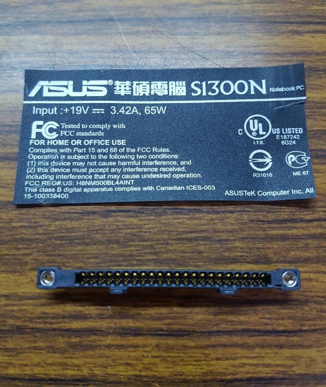 台南【數位資訊】華碩 S1300N 筆記型電腦 硬碟轉接器 拆機良品 賣$200
