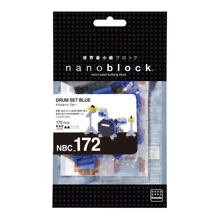 【喵喵模型坊】KAWADA 河田積木 nanoblock 藍色爵士鼓 (NBC-172)