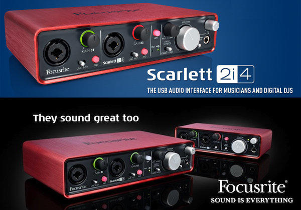 有現貨保固 Focusrite Scarlett 2i4 二代(2nd Gen) 2In/4Out USB錄音介面