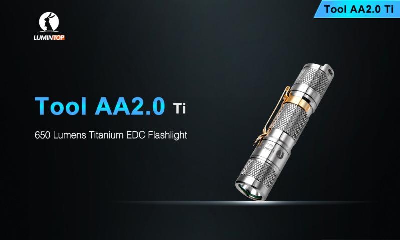【電筒小鋪】Lumintop Tool AA 2.0 TI 650流明迷你輕量便攜手電筒