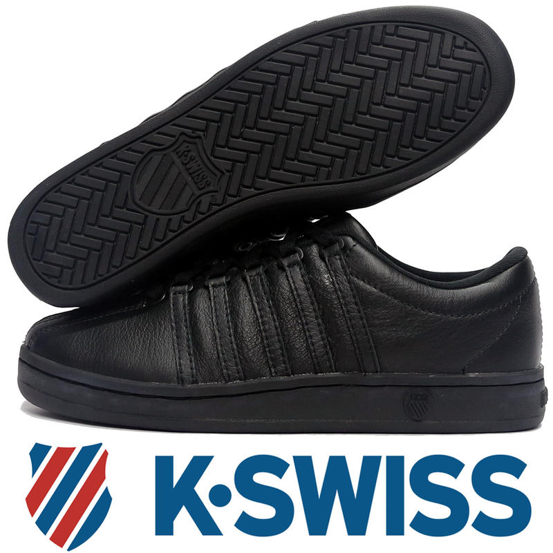 K-SWISS 06046-008 黑色 Classic 88 經典款全皮質休閒運動鞋，有12、13號 免運費 821K