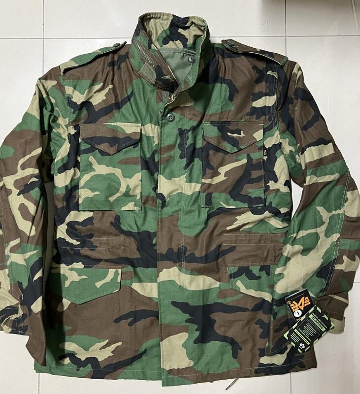 美軍公發ALPHA叢林迷彩M65野戰外套(現貨含內裡S-L)另有賣美軍,德軍品裝備BDU迷彩服.飛行夾克.頭盔戰鬥服布章 | 露天市集 | 全 ...