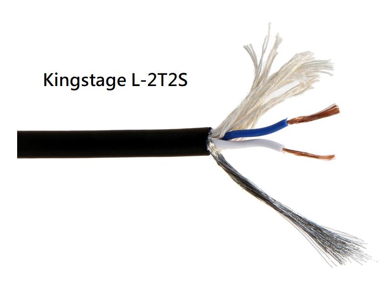 【六絃樂器】全新 Kingstage L-2T2S 兩芯麥克風線*1米 長度依需求裁切 / 舞台音響設備 專業PA器材
