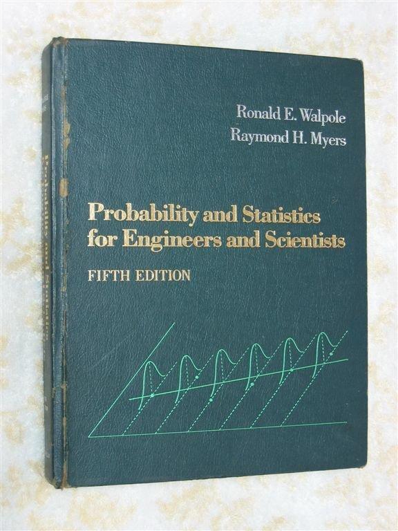 【原文書】《Probability and statistics for engineers and scientists》ISBN:0024242012│Free Press│Myers , Walpole│五成