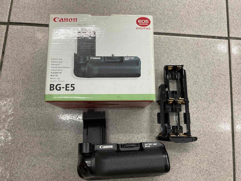 [保固一年][高雄明豐] Canon BG-E5 EOS 450D 1000D 500D 原廠 電池把手 [E271]