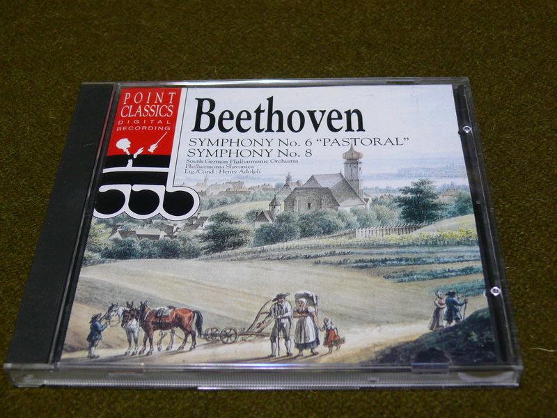 【博多二手書】bethoven symphony no.6 no.8 pastoral 貝多芬