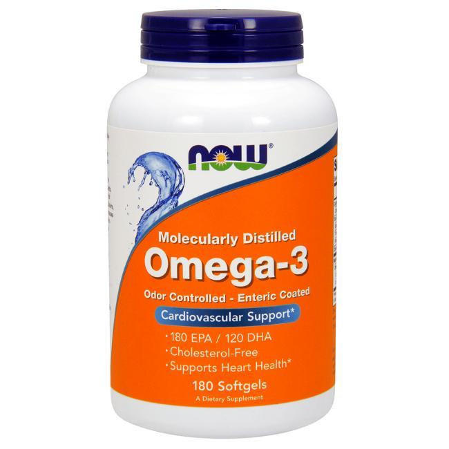 [預購] Now Omega-3 無臭魚油1000毫克 180粒腸溶膠囊 Odor Controlle