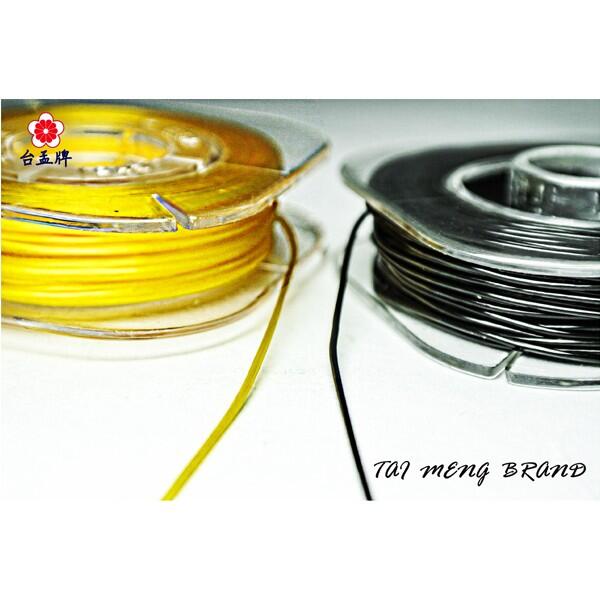 台孟牌 透明 彈力線 14色 0.8mm 台灣製造 水晶線 牛筋線 扁絲線 橡筋線 佛珠線 飾品繩 串珠 彈性 手作材料