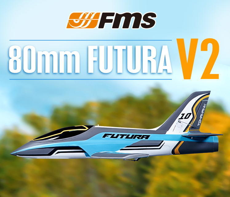 FMS 80mm FUTURA V2 PNP版 (銳飛陀螺儀版本) / 台灣總代公司貨