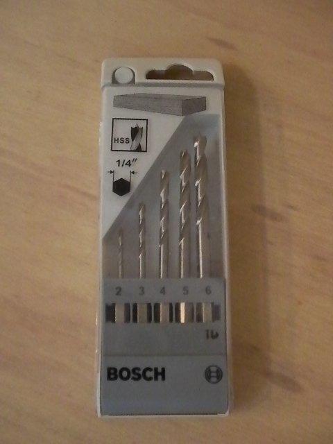 【木工DIY】博世 Bosch 五支裝木工鑽頭 六角快速接頭