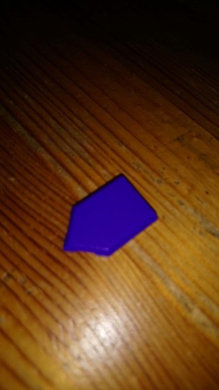 Lego 22385 紫色五角形平滑板