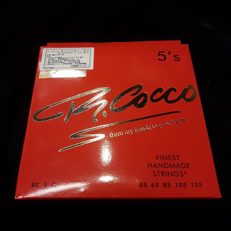 Rcocco 45-125 不鏽鋼 電貝斯套弦