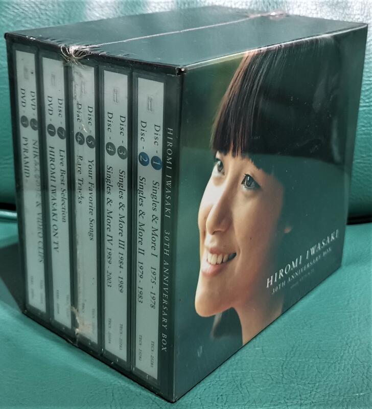 岩崎宏美30TH ANNIVERSARY BOX ,7CD + 3DVD 收錄丁曉慧熱帶魚日本原曲 