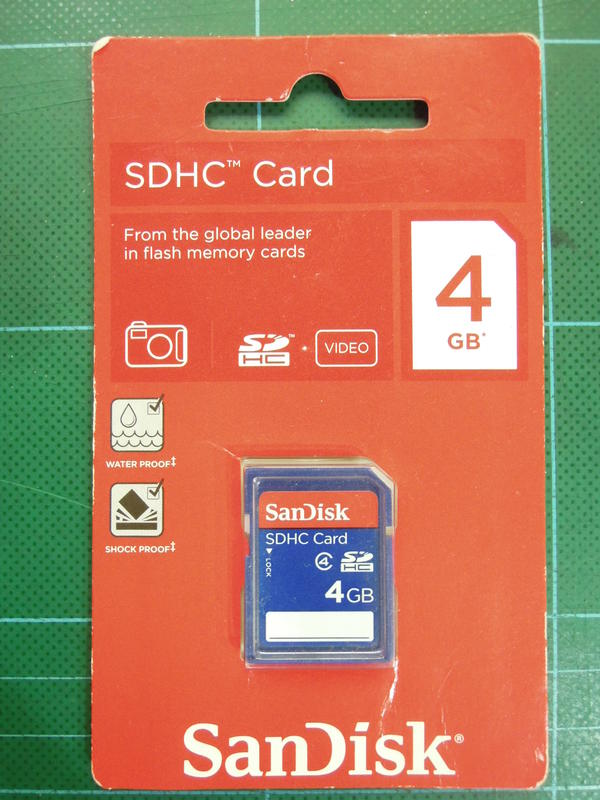 SanDisk 4GB SDHC Card 記憶卡