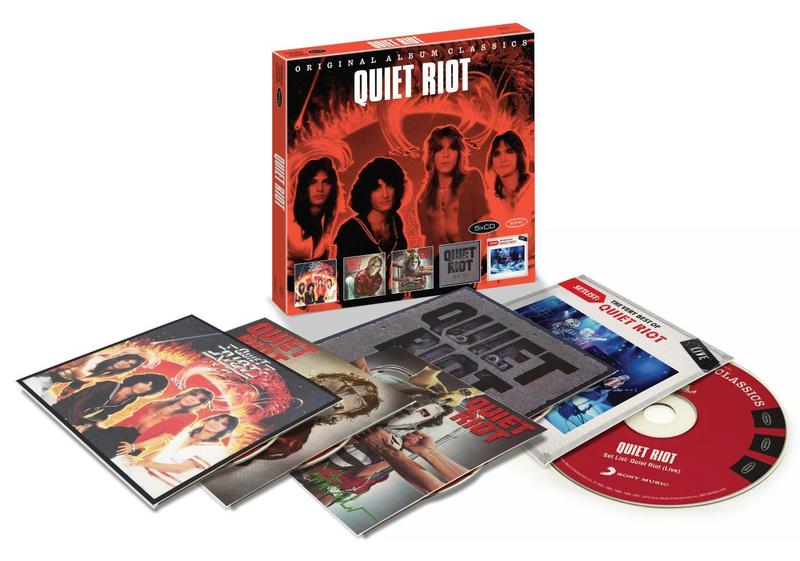 歐版5CD《悄聲暴動合唱團》經典合輯 ／Quiet Riot Original Album Classics 全新未拆