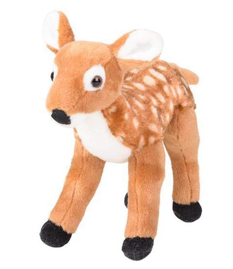 14491c 日本進口 限量品 好品質 可愛柔順  花鹿白斑鹿小鹿動物絨毛絨玩偶抱枕娃娃擺件裝飾品禮品
