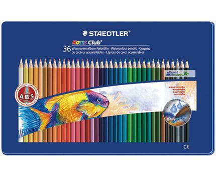 [美術大補帖] 德國 STAEDTLER 施德樓 水性 色鉛筆 36色鐵盒
