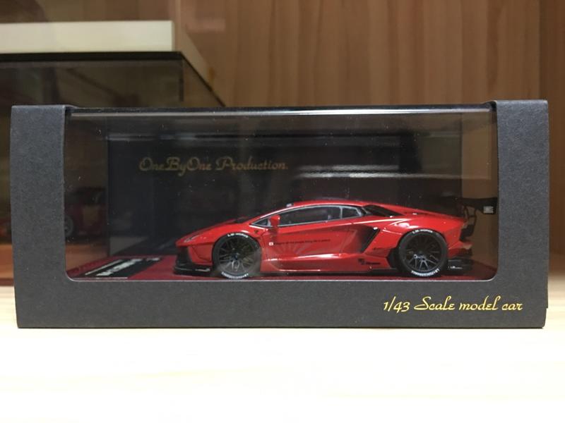 1/43 Hi-Story LB Works Lamborghini Aventador Red
