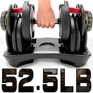 自拍網C194-552快速調整52.5磅智慧啞鈴(15種可調式)52.5LB重力設備23KG啞鈴槓鈴23公斤舉重量訓練機
