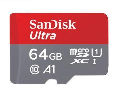 SanDisk 閃迪64g記憶卡Micro SD 48MB/秒高速讀寫 TF卡轉SD卡 高速手機存儲卡 行車記錄器記憶卡