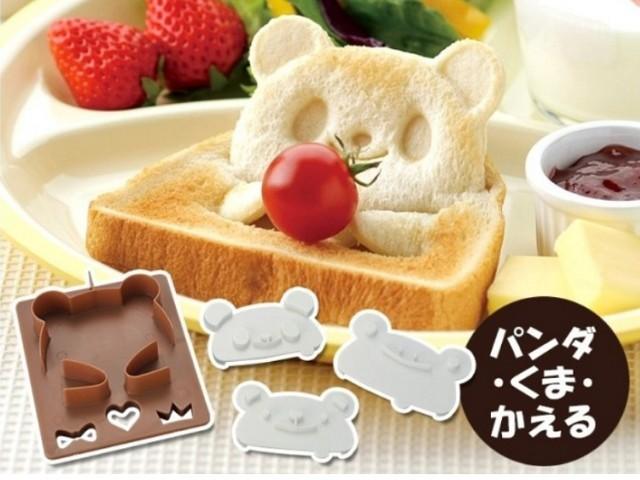 廚房大師-日本人氣立體熊貓三明治製作器(3款造型) 三明治模 飯糰模 吐司模   活力營養早餐 模具 壓花模具 