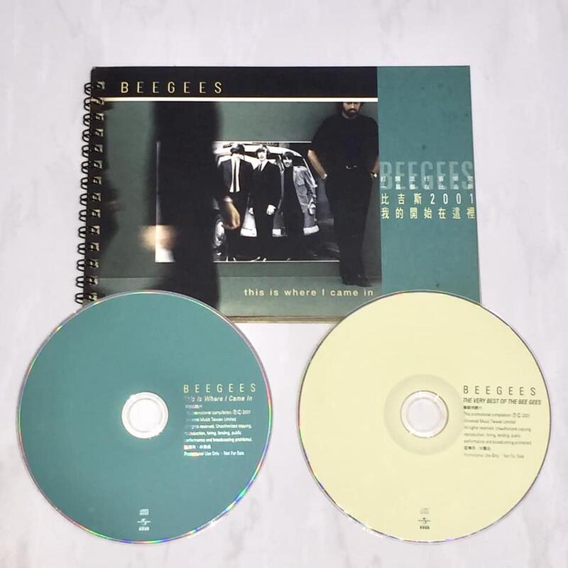 Bee Gees 2001 This Is Where I Came In Taiwan Promo 2-CD