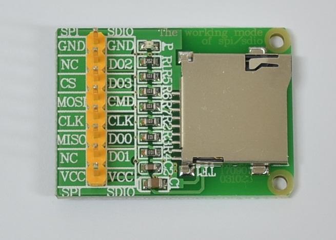 Micro SD卡模組 TF卡讀寫卡器 SDIO SPI介面 迷你TF卡讀寫模組【B092】
