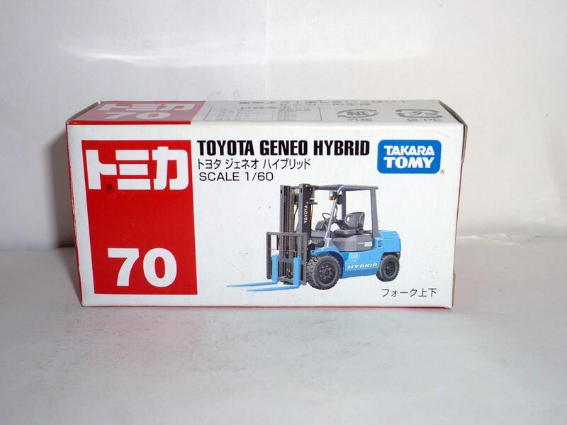 TOMY TOMICA 70-4 停產 中國製 TOYOTA GENEO HYBRID 堆高機