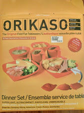 ORIKASO摺疊餐具組　野外郊遊或露營可用