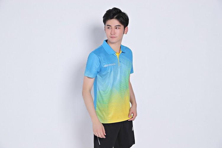 桌球孤鷹~桌球衣~乒乓網炫彩球衣~(炫彩藍)~日本進口材質~品質超好!