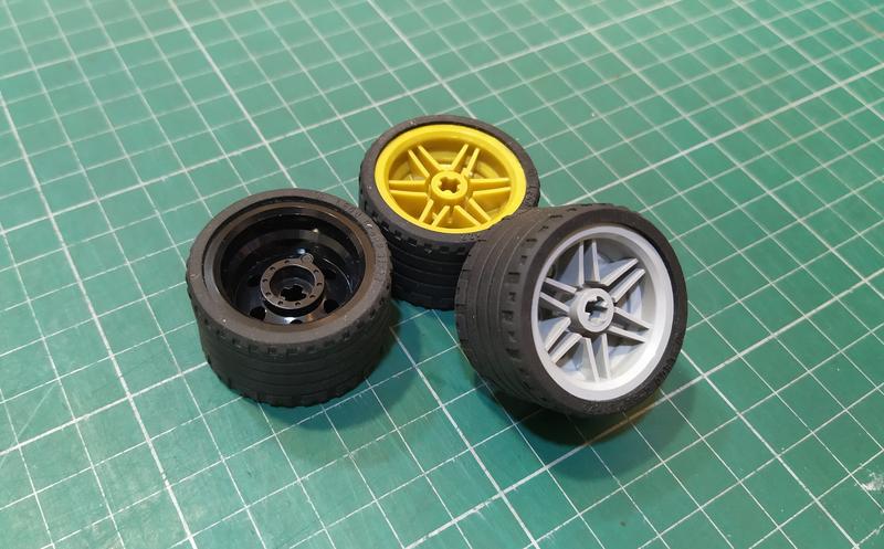 Lego 樂高 二手 55978 56145 輪胎組 Tire 37x22 ZR Wheel 30.4mmx20mm