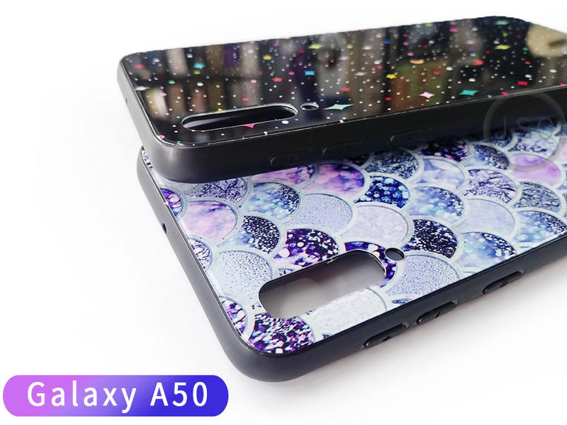 玻璃殼 彩繪 三星 Note10 A70 A80 A50 手機殼 保護殼 三星 A30 A20 手機殼