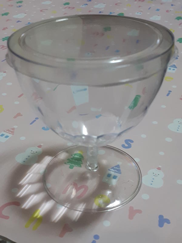[漢娜熊黏土手作]透明甜點高腳杯 兒童美術彩繪 親子黏土DIY