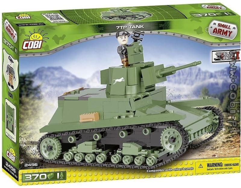 代訂[COBI設計出品/相容Lego樂高/]二戰波蘭軍 7TP 輕型戰車