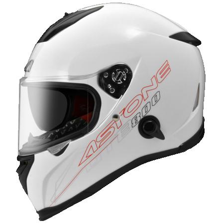 [高雄谷陽] [免運+贈品] ASTONE GTB 800 素色(白色) 全罩式安全帽(雙層鏡片)