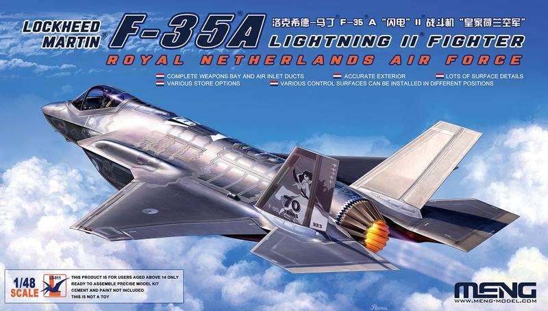 [威逸模型] 新品預訂~MENG 1/48 荷蘭 F-35A 戰機 LS-011