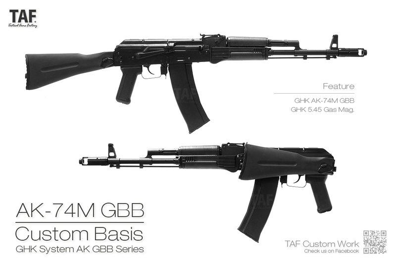 TAF 售完】 GHK AK74M / AK74MN GBB 瓦斯步槍(2023年02月最新到貨