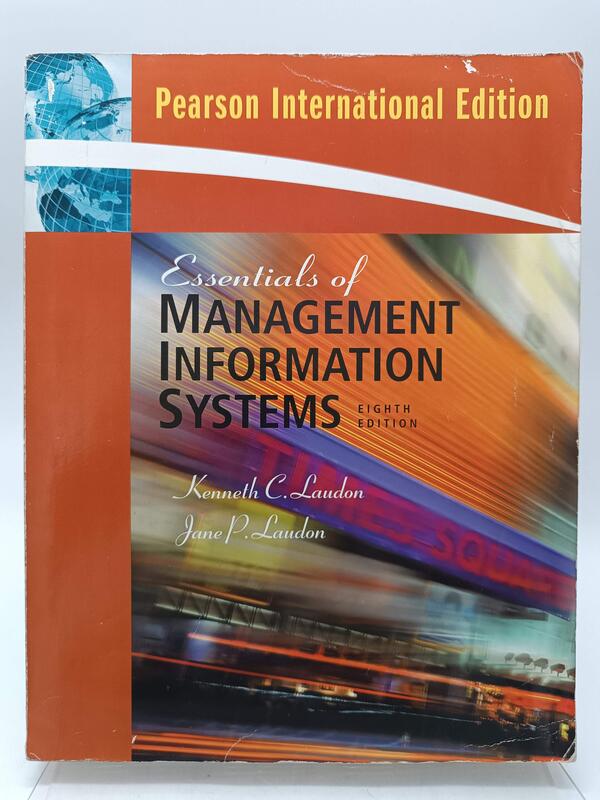 【月界2S】Essentials of Management Information Systems　〖大學商學〗DGS