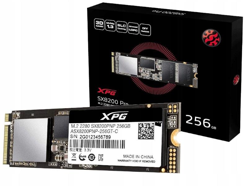 威剛 ATADA XPG SX8200 Pro 256GB/512GB/1TB PCIe M.2 固態硬碟 NVMe