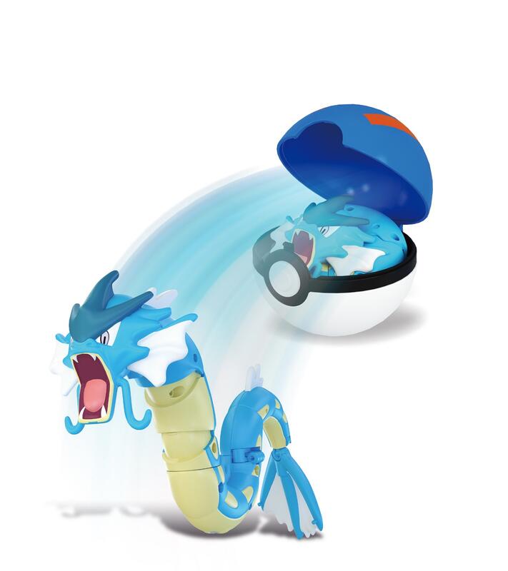 玩具e哥 精靈寶可夢 Pokemon 變形系列 暴鯉龍 超級球 酷變 庄臣 正體中文代理版71837