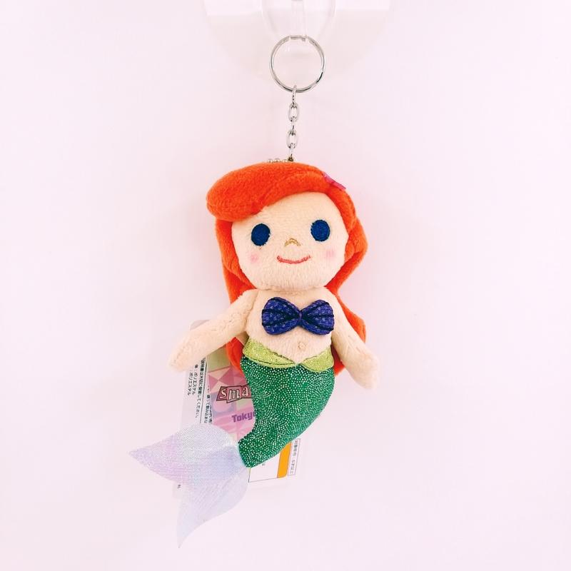 日本迪士尼Store限定商品 it's a small world系列 小美人魚愛麗兒Ariel公主鑰匙圈吊飾