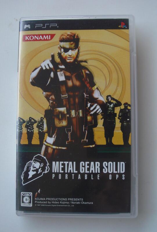 PSP 潛龍諜影攜帶行動日版Metal Gear Solid Portable Ops | 露天市集