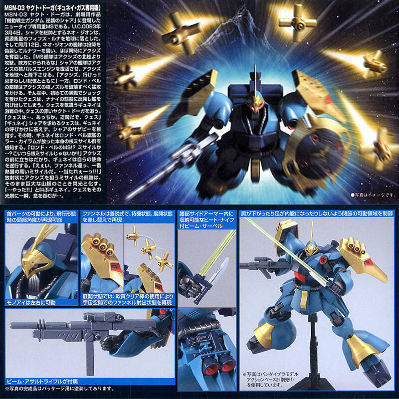 【鋼普拉】BANDAI 鋼彈UC 逆襲的夏亞 HGUC 1/144 #083 JAGD DOGA 亞克托德卡 裘尼專用機