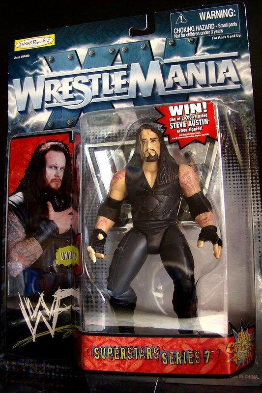 1998 美職摔角 WWF WRESTLE MANIA UNDERTAKER  送葬者  馬克 威廉 　富貴玩具店