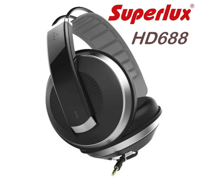 【愷威電子】高雄耳機專賣 Superlux HD-688 Hi-Fi 密閉全罩式耳機